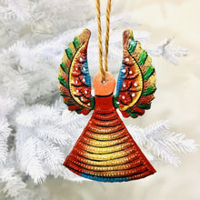 Load image into Gallery viewer, Painted Steel Angel Ornament