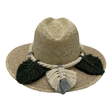 Load image into Gallery viewer, Indiana Palm Hat - Leaves Macrame Band