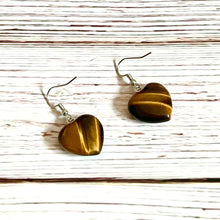 Load image into Gallery viewer, Tiger Eye Peaceful Energy Earrings