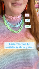 Load image into Gallery viewer, Pastel Pink Flower Necklace