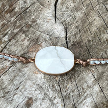 Load image into Gallery viewer, White Turquoise &quot;Soothe Your Nerves&quot; Bracelet