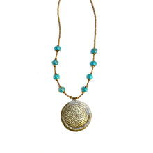 Load image into Gallery viewer, Steel Drum Medallion Necklace