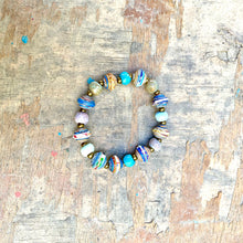 Load image into Gallery viewer, Haitian Signature Bracelet- Pastels with Cereal Box Beads