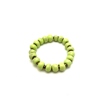Load image into Gallery viewer, Simple Ceramic Bracelet- Spring Green