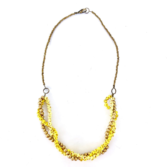 Teah Necklace- Multitone