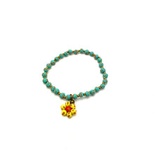 Load image into Gallery viewer, Ceramic Daisy Bracelet