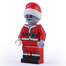 Load image into Gallery viewer, Zombie Santa Minifig made using LEGO parts - B3 Customs
