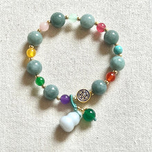 Load image into Gallery viewer, Natural Jade Health &amp; Abundance Bracelet