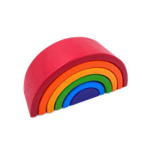 Load image into Gallery viewer, **Pre-order (Ships in 2-3 Weeks)**6 Pcs Small Rainbow Stacking Blocks in Primary Colors