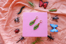 Load image into Gallery viewer, Beaded Caterpillar Earrings