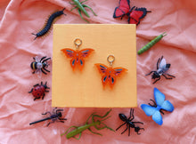 Load image into Gallery viewer, Orange Shimmer Butterfly