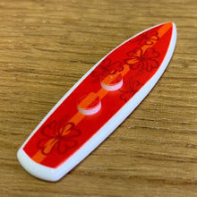 Load image into Gallery viewer, B3 Customs® Printed Hibiscus Surfboard made from LEGO® bricks