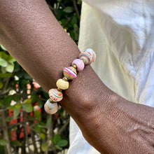 Load image into Gallery viewer, Haitian Signature Bracelet- Pastels with Cereal Box Beads