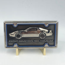 Load image into Gallery viewer, KK-017 Knight Rider KITT License Plate Challenge Coin Medallion