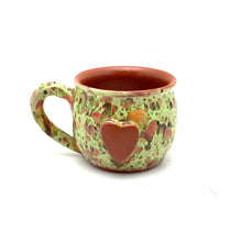 Load image into Gallery viewer, Calliope Heart Mug - Green Garden