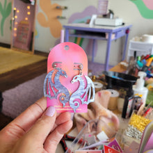 Load image into Gallery viewer, Flying Dragon Acrylic Earrings