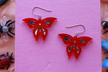 Load image into Gallery viewer, Red Shimmer Butterfly