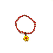 Load image into Gallery viewer, Ceramic Daisy Bracelet