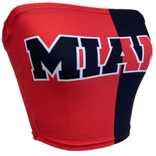 Load image into Gallery viewer, Miami University Two Tone Tube Top