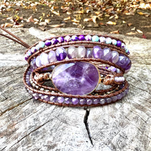 Load image into Gallery viewer, Immense Calm &amp; Nurturing Amethyst Bracelet