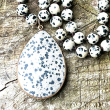 Load image into Gallery viewer, Dalmatian Jasper Love Of Life Necklace