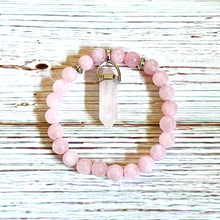 Load image into Gallery viewer, Rose Quartz Love Attraction Bracelet