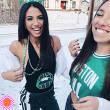 Load image into Gallery viewer, Irish Baby Lips Black Bodysuit