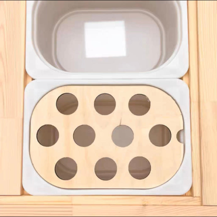 **Pre-order (Ships in 3-4 Weeks)**FLISAT Sensory Bin Insert Activity Board