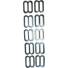 Load image into Gallery viewer, 1&quot; Dull Black Resin Stamped Steel Slide 20 PACK | SLIDE1BLK3100