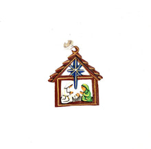 Load image into Gallery viewer, Star Tiny Nativity Ornament