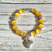 Load image into Gallery viewer, Golden Cat Eye Wealth Attraction Bracelet