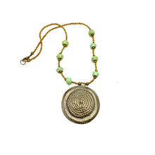 Load image into Gallery viewer, Steel Drum Medallion Necklace
