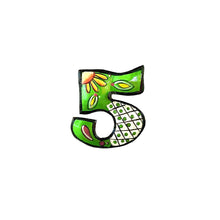 Load image into Gallery viewer, Painted Numbers - Green