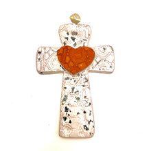Load image into Gallery viewer, Calliope Heart Cross