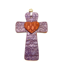 Load image into Gallery viewer, Calliope Heart Cross