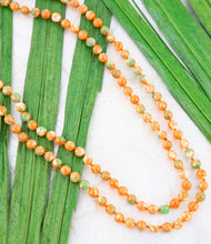 Load image into Gallery viewer, Immeasurable Orange and Lime Wrap Necklace