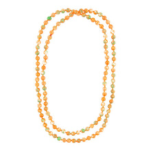 Load image into Gallery viewer, Immeasurable Orange and Lime Wrap Necklace