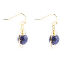 Load image into Gallery viewer, In The Loop Lapis Earrings