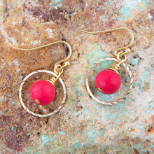 Load image into Gallery viewer, In The Loop Red Magnesite Earrings