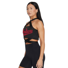 Load image into Gallery viewer, Indiana Hoosiers Black Multi Way Bandeau Top