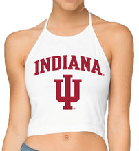 Load image into Gallery viewer, Indiana Hoosiers White Halter Top