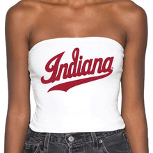 Load image into Gallery viewer, Indiana Hoosiers White Tube Top