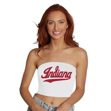 Load image into Gallery viewer, Indiana Hoosiers White Tube Top