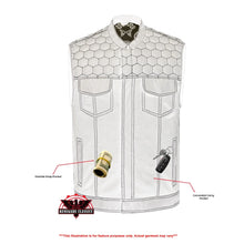 Load image into Gallery viewer, Mesh Heat Men's Black Mesh Textile Vest