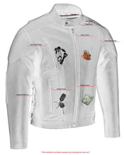 Load image into Gallery viewer, Men's Premium Vented Motorcycle Jacket – Side Laces