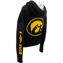 Load image into Gallery viewer, Iowa Hawkeyes Varsity Furry Hoodie