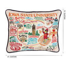 Load image into Gallery viewer, Iowa State University Collegiate Embroidered Pillow by CatStudio
