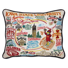 Load image into Gallery viewer, Iowa State University Collegiate Embroidered Pillow by CatStudio