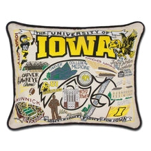 Load image into Gallery viewer, Iowa, University of Collegiate Embroidered Pillow by CatStudio
