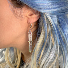 Load image into Gallery viewer, A Knife Less Ordinary Dangle Earrings - Iridescent